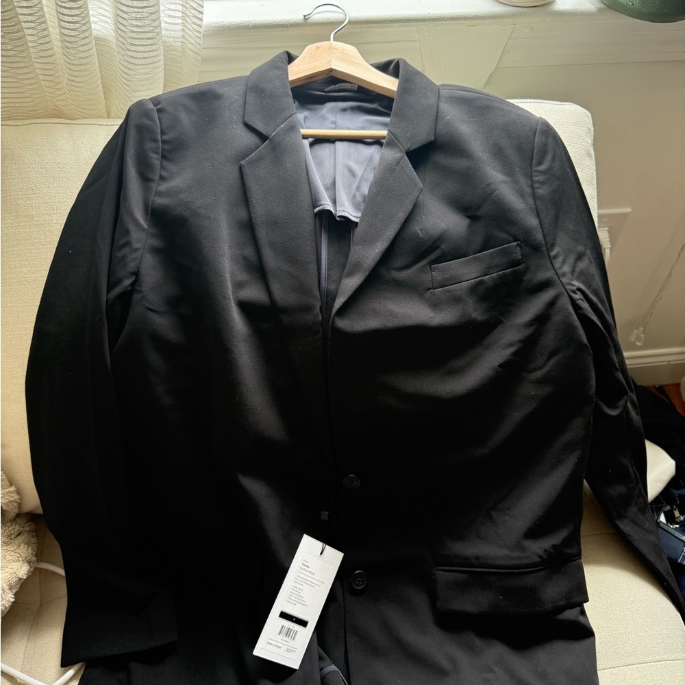 Oversized Black Blazer Jacket